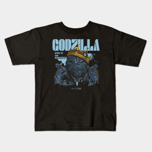 godzilla Kids T-Shirt by loko.graphic